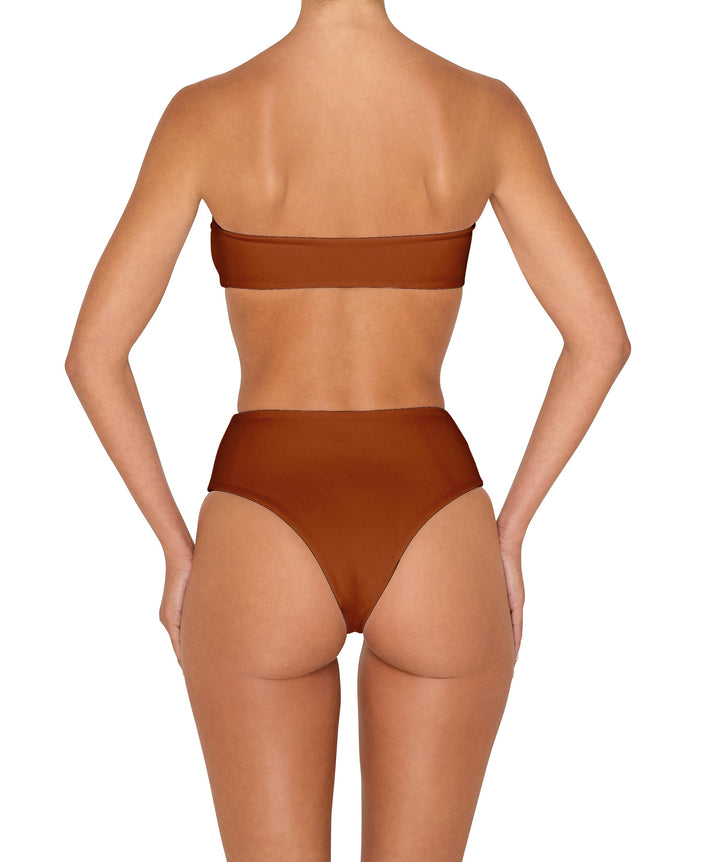 BSWS-T152 Center Front Shirred Bandeau Top