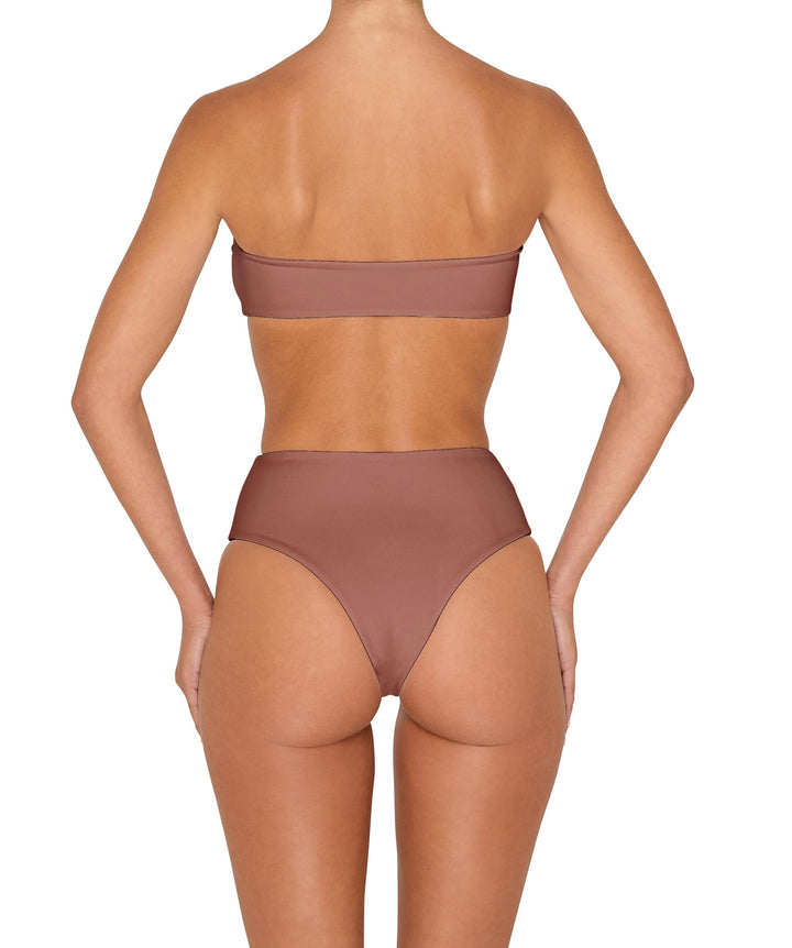 BSWS-T152 Center Front Shirred Bandeau Top