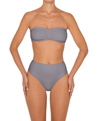 BSWS-T152 Center Front Shirred Bandeau Top
