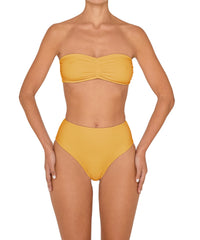 BSWS-T152 Center Front Shirred Bandeau Top