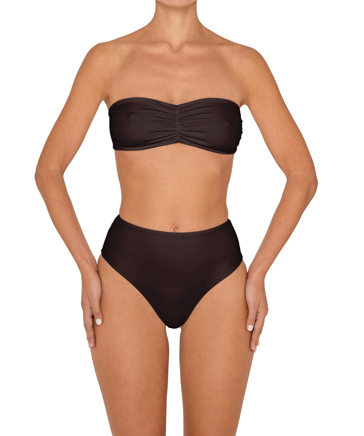 BSWS-T152 Center Front Shirred Bandeau Top