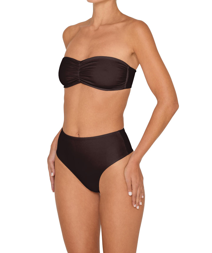 BSWS-T152 Center Front Shirred Bandeau Top