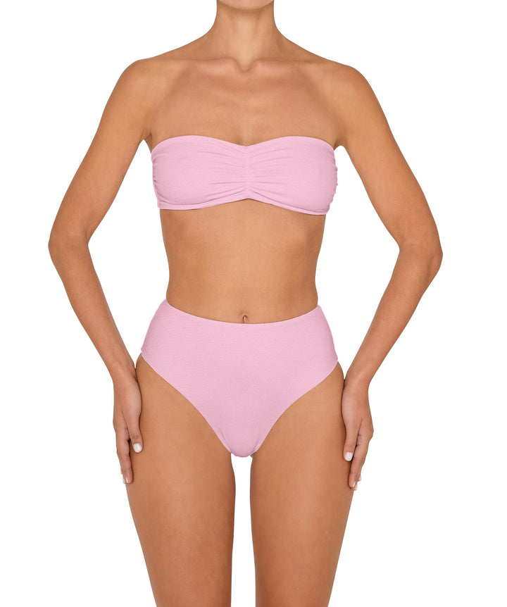 BSWS-T152 Center Front Shirred Bandeau Top
