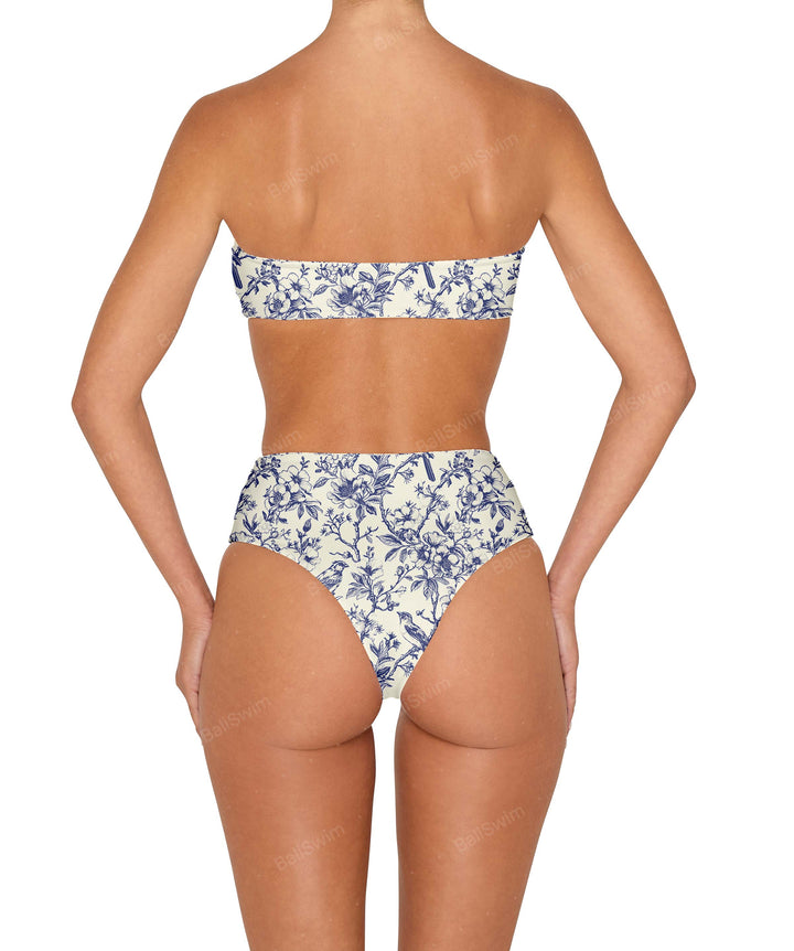 BSWS-T152 Ruched Bandeau Top
