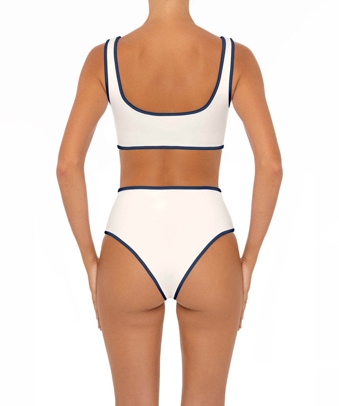 BSWS-B153 High Waist Binded Bikini Bottom