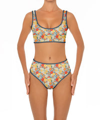 BSWS-B153 High Waist Binded Bikini Bottom
