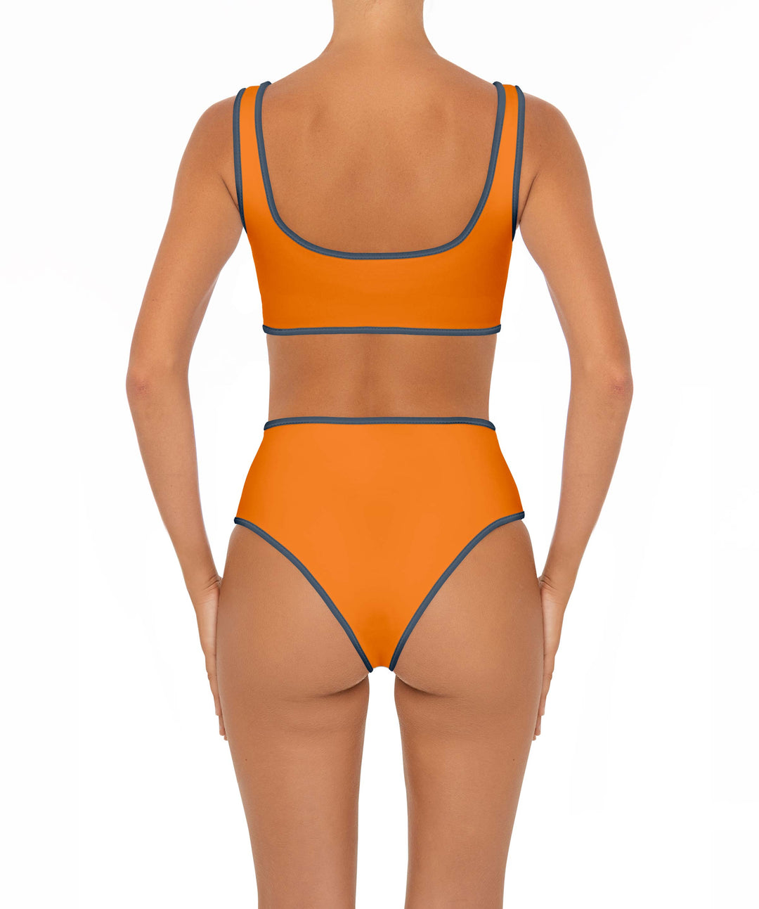 BSWS-B153 High Waist Binded Bikini Bottom