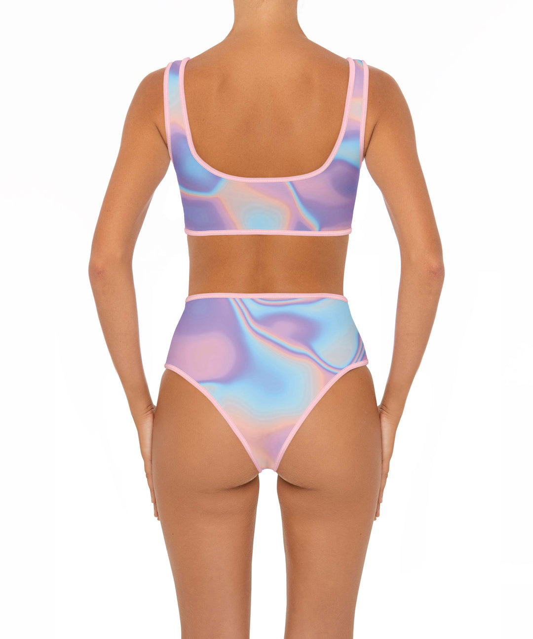BSWS-B153 High Waist Binded Bikini Bottom