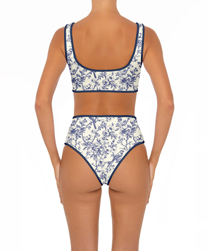BSWS-B153 High Waist Binded Bikini Bottom