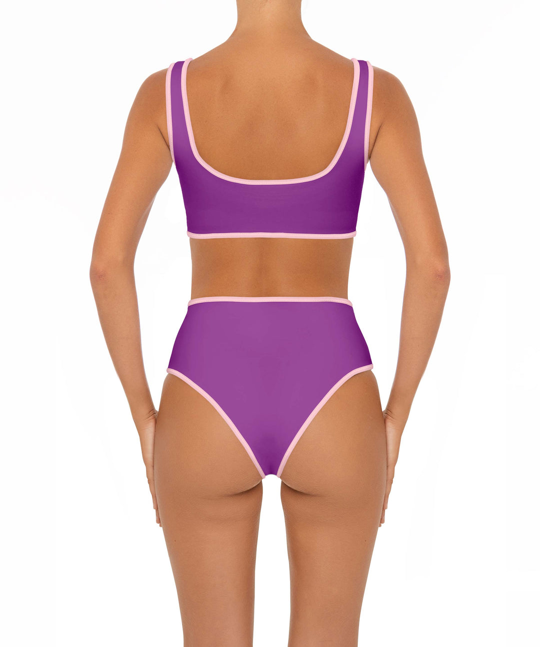 BSWS-B153 High Waist Binded Bikini Bottom