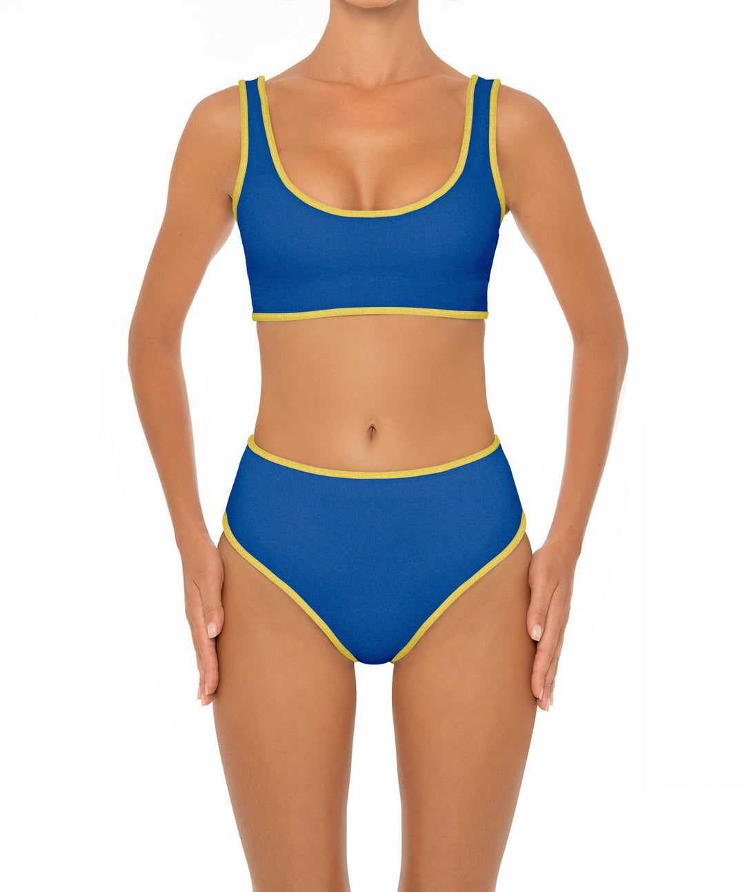 BSWS-B153 High Waist Binded Bikini Bottom