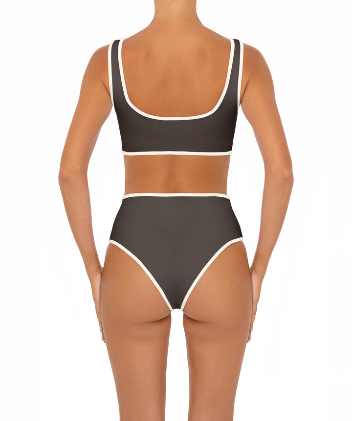 BSWS-B153 High Waist Binded Bikini Bottom