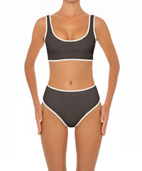 BSWS-B153 High Waist Binded Bikini Bottom