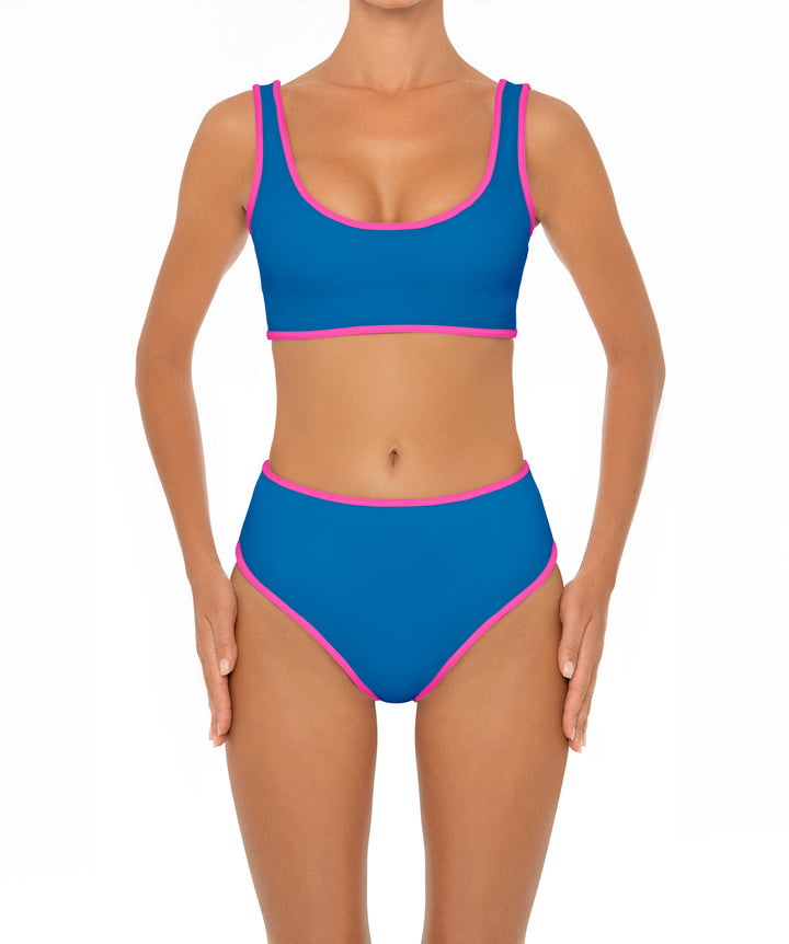 BSWS-B153 High Waist Binded Bikini Bottom