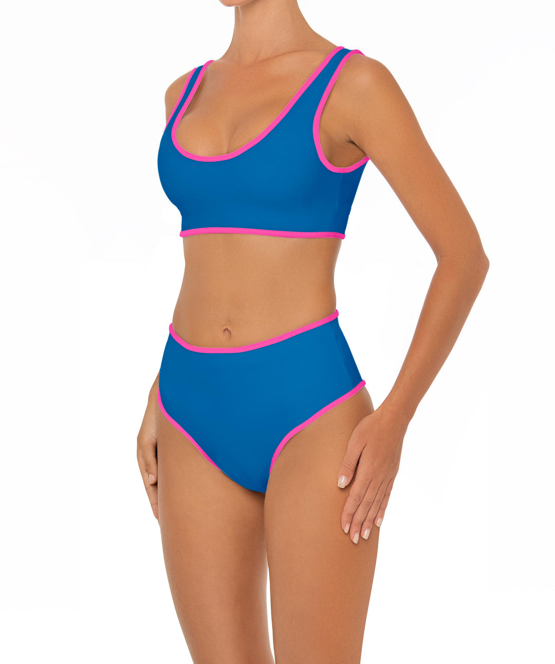 BSWS-B153 High Waist Binded Bikini Bottom