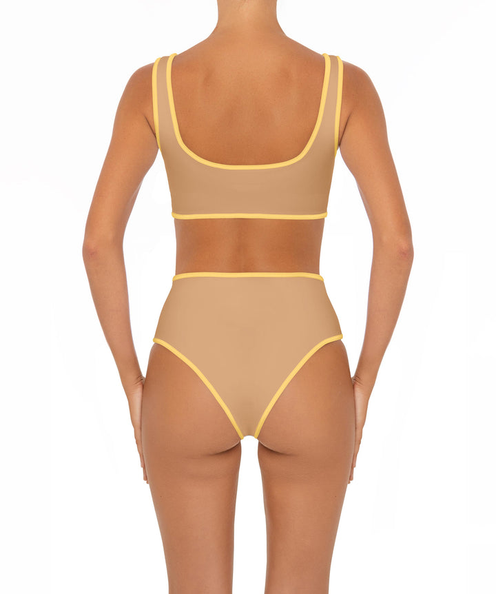 BSWS-B153 High Waist Binded Bikini Bottom