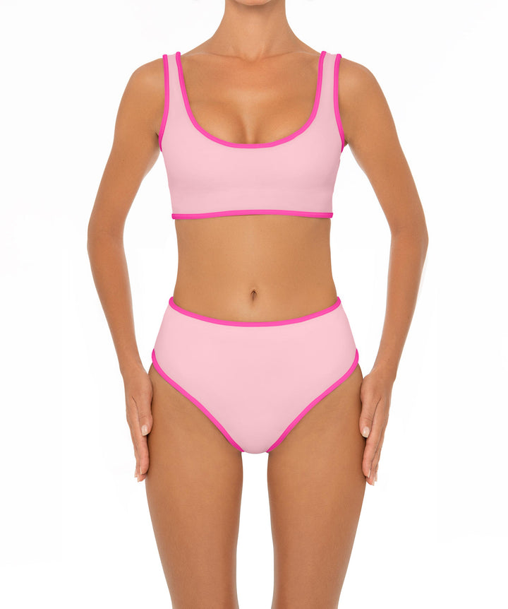 BSWS-B153 High Waist Binded Bikini Bottom