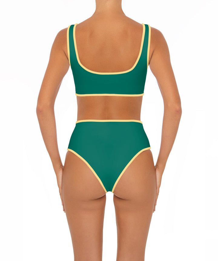 BSWS-B153 High Waist Binded Bikini Bottom