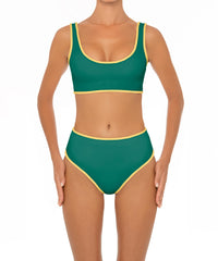 BSWS-B153 High Waist Binded Bikini Bottom