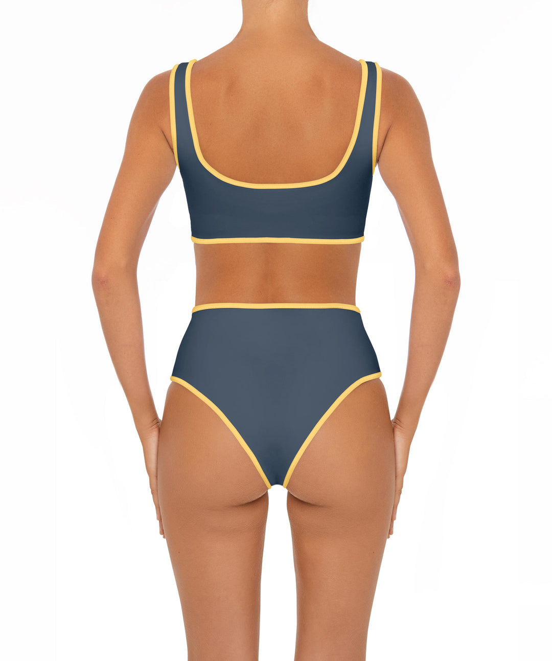 BSWS-B153 High Waist Binded Bikini Bottom