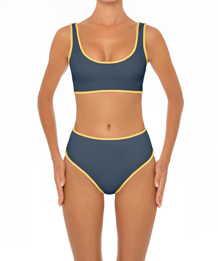 BSWS-B153 High Waist Binded Bikini Bottom