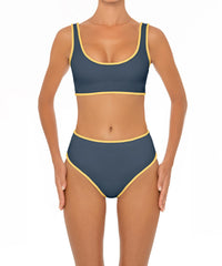 BSWS-B153 High Waist Binded Bikini Bottom