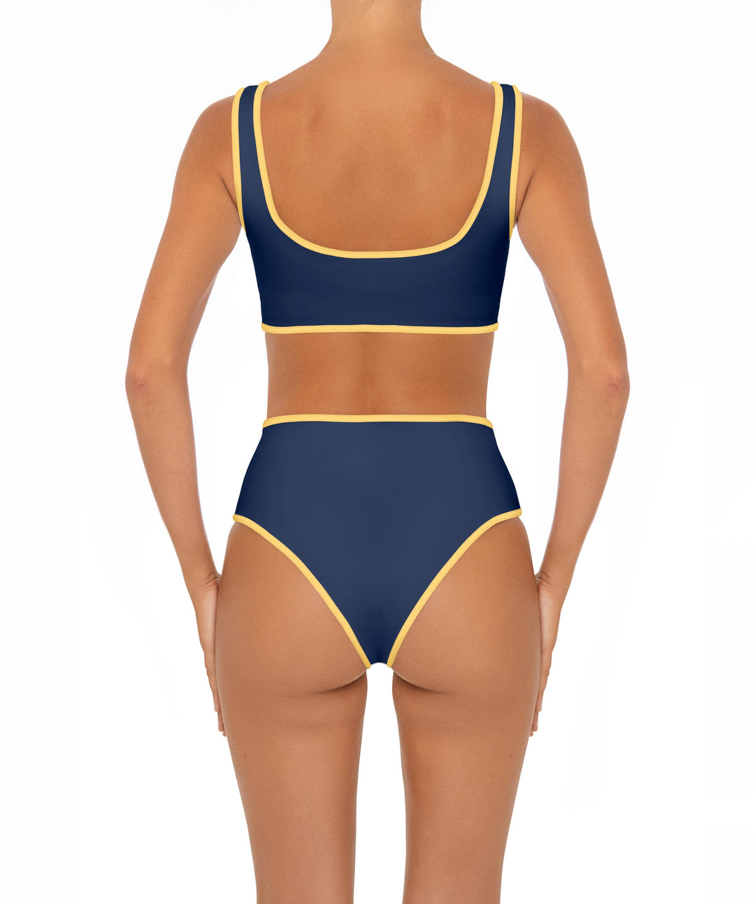 BSWS-B153 High Waist Binded Bikini Bottom