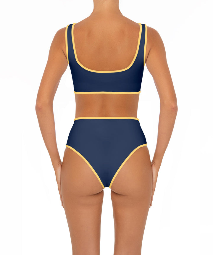 BSWS-B153 High Waist Binded Bikini Bottom