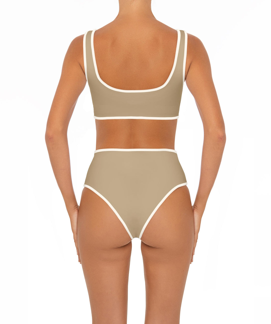 BSWS-B153 High Waist Binded Bikini Bottom