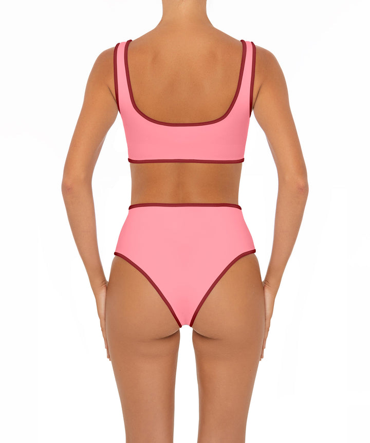 BSWS-B153 High Waist Binded Bikini Bottom