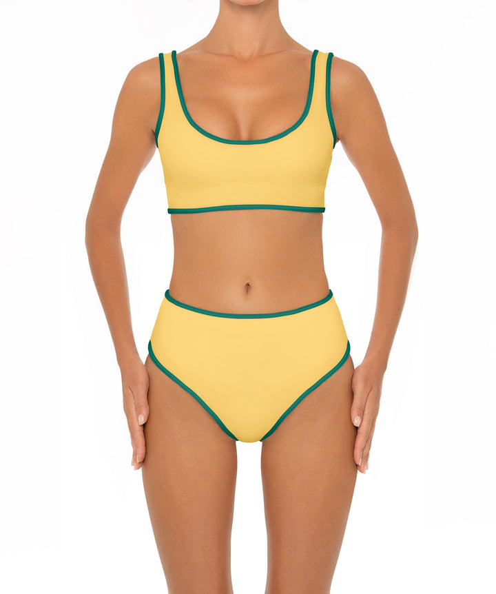 BSWS-B153 High Waist Binded Bikini Bottom