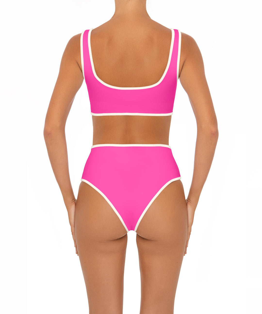 BSWS-B153 High Waist Binded Bikini Bottom
