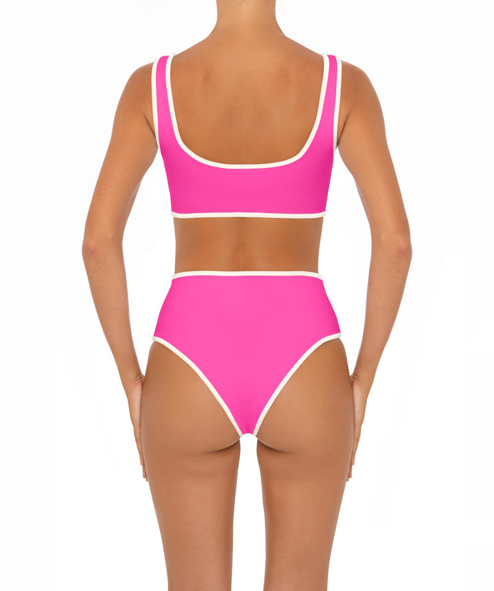 BSWS-B153 High Waist Binded Bikini Bottom