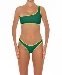 BSWS-T154 One Shoulder Binded Bikini Top