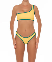 BSWS-T154 One Shoulder Binded Bikini Top