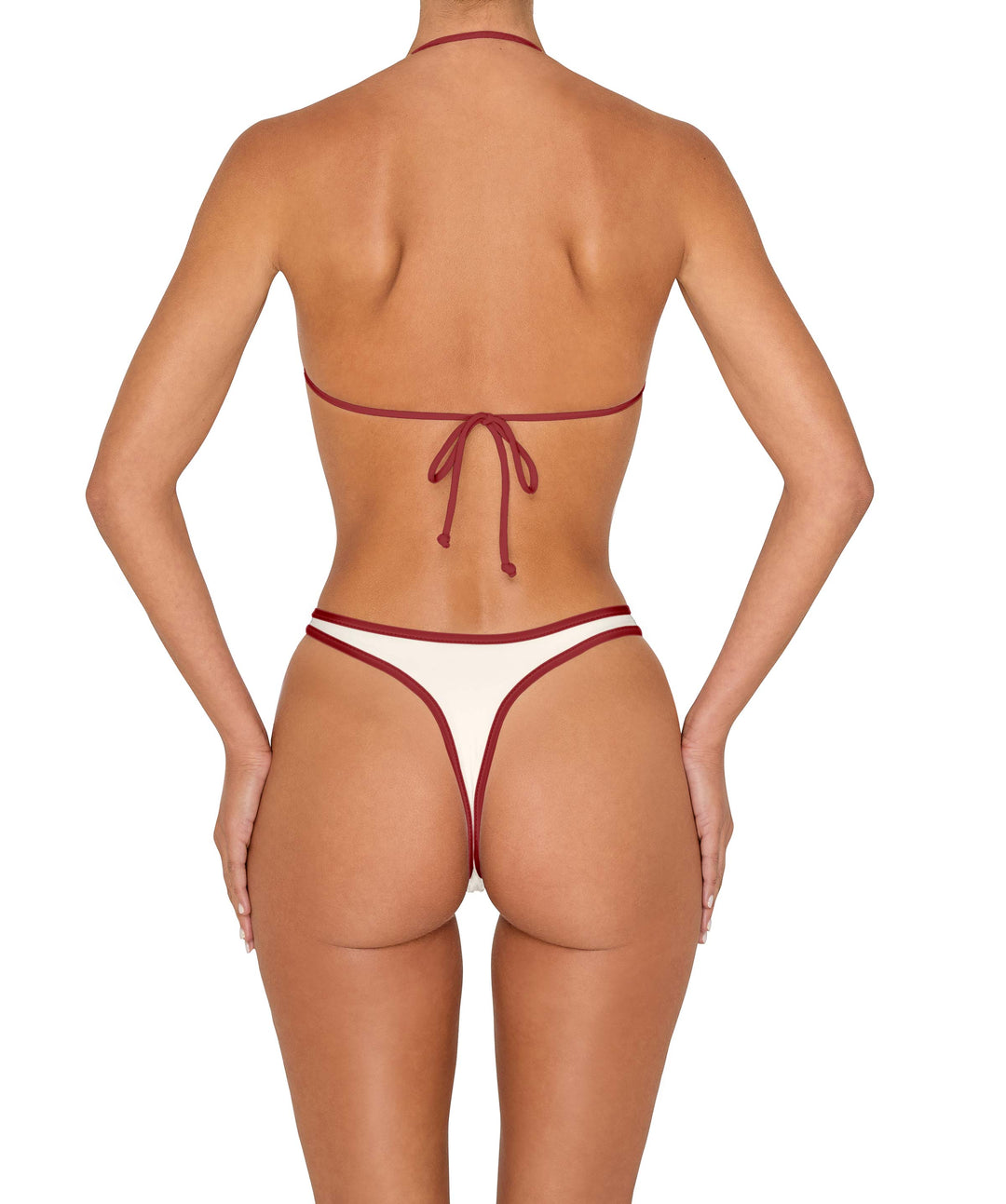 BSWS-B155 Cheeky V-cut Binded Bikini Bottom