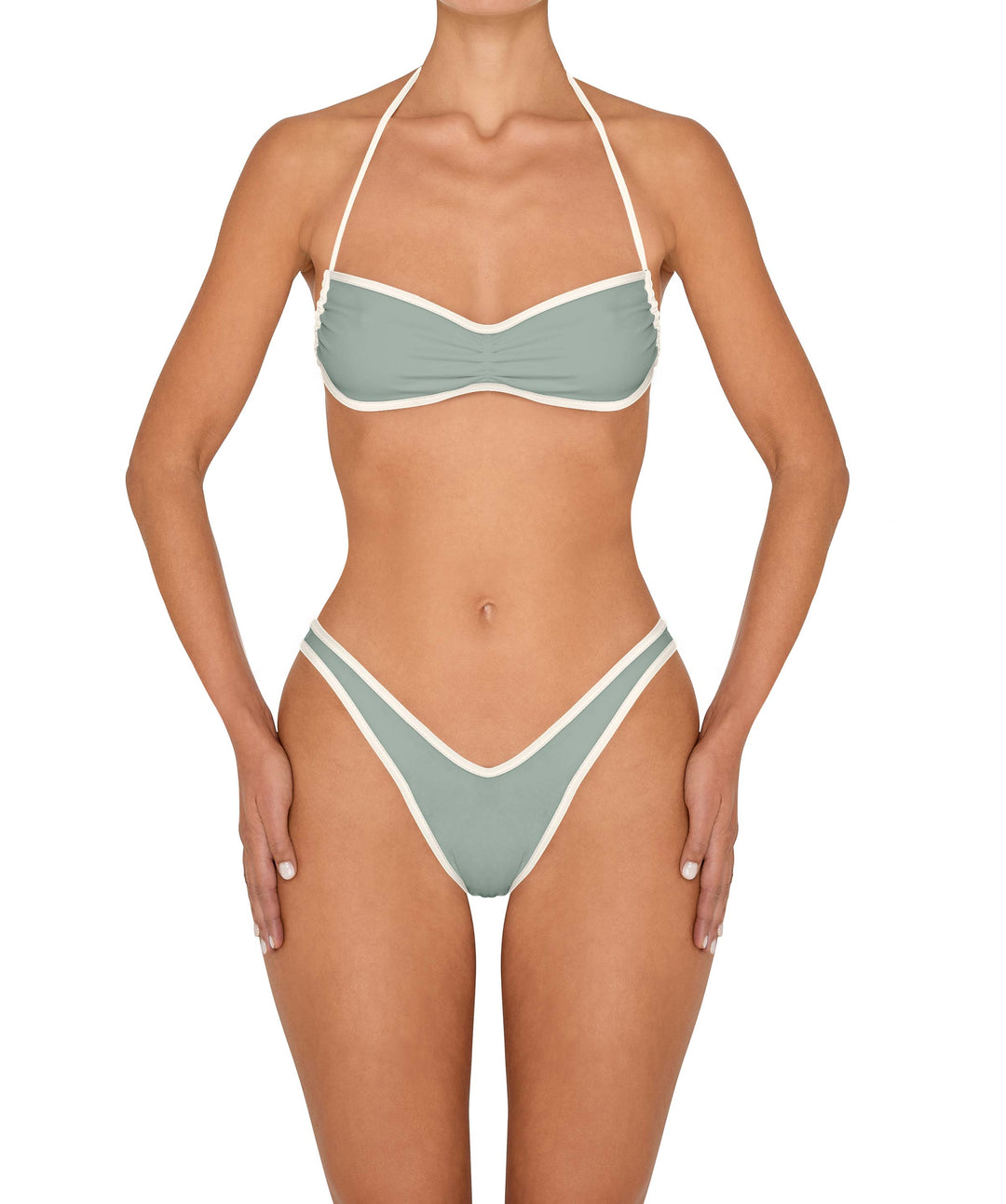 BSWS-B155 Cheeky V-cut Binded Bikini Bottom