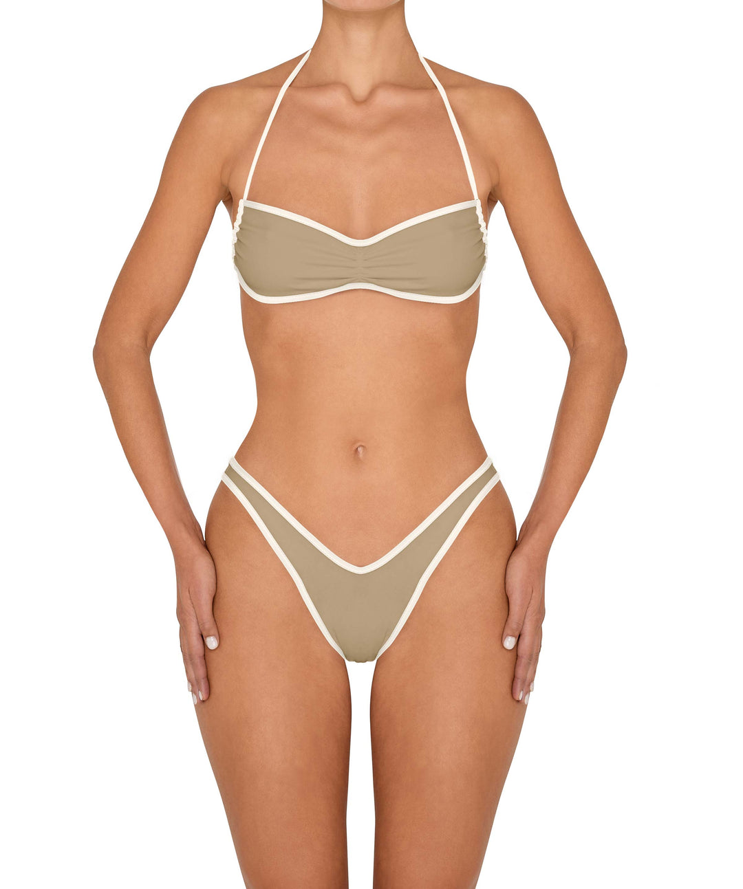 BSWS-B155 Cheeky V-cut Binded Bikini Bottom