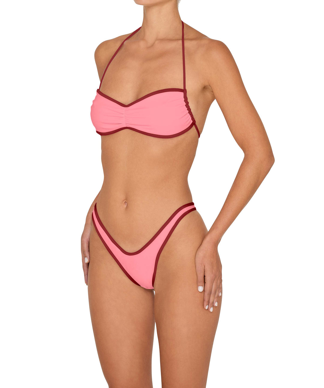 BSWS-B155 Cheeky V-cut Binded Bikini Bottom