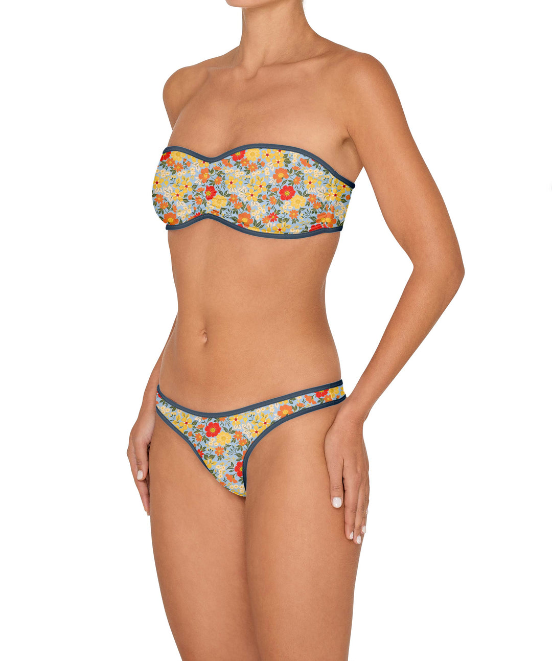 BSWS-T156 Bandeau Binded Bikini Top