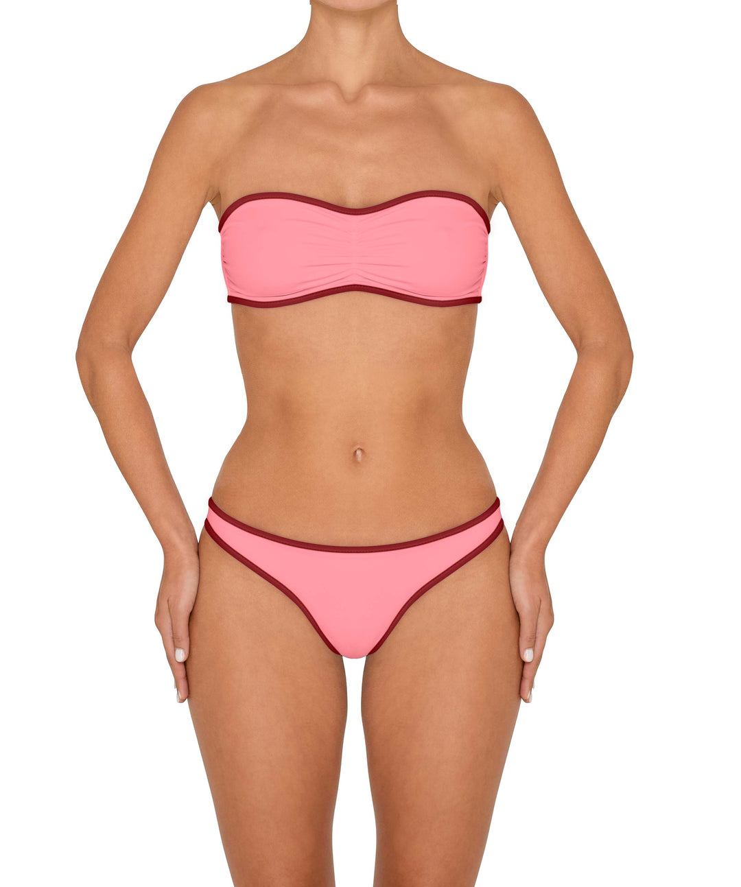 BSWS-T156 Bandeau Binded Bikini Top