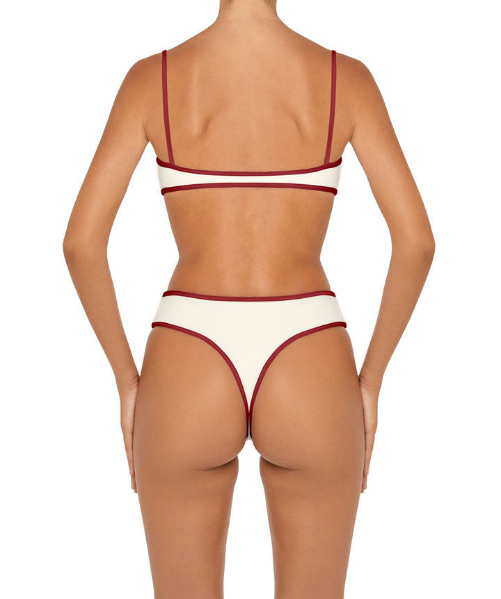 BSWS-T157 Binded Bralette Pull On Bikini Top