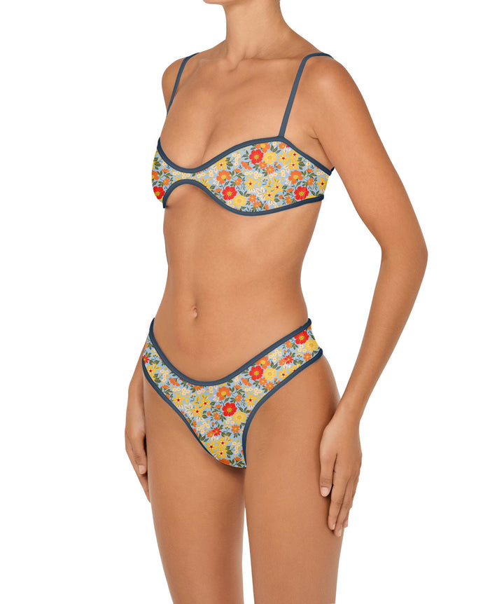 BSWS-T157 Binded Bralette Pull On Bikini Top