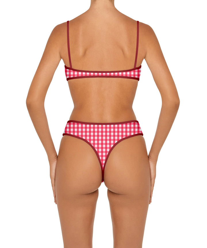 BSWS-T157 Binded Bralette Pull On Bikini Top
