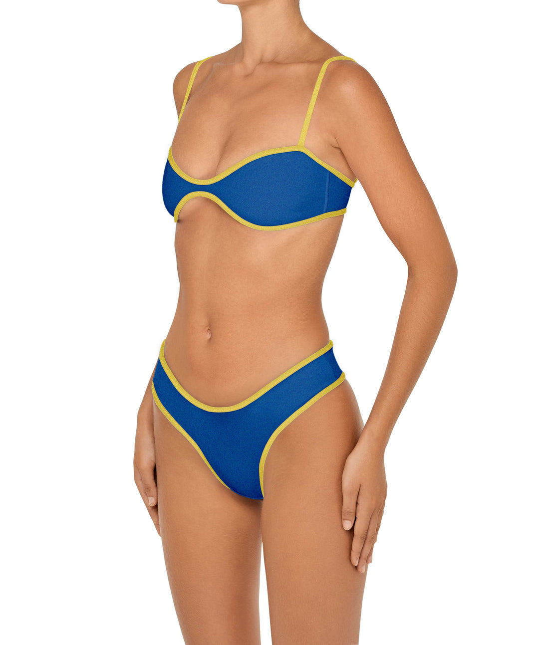 BSWS-T157 Binded Bralette Pull On Bikini Top