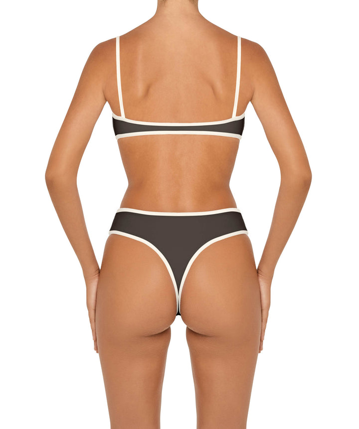 BSWS-T157 Binded Bralette Pull On Bikini Top