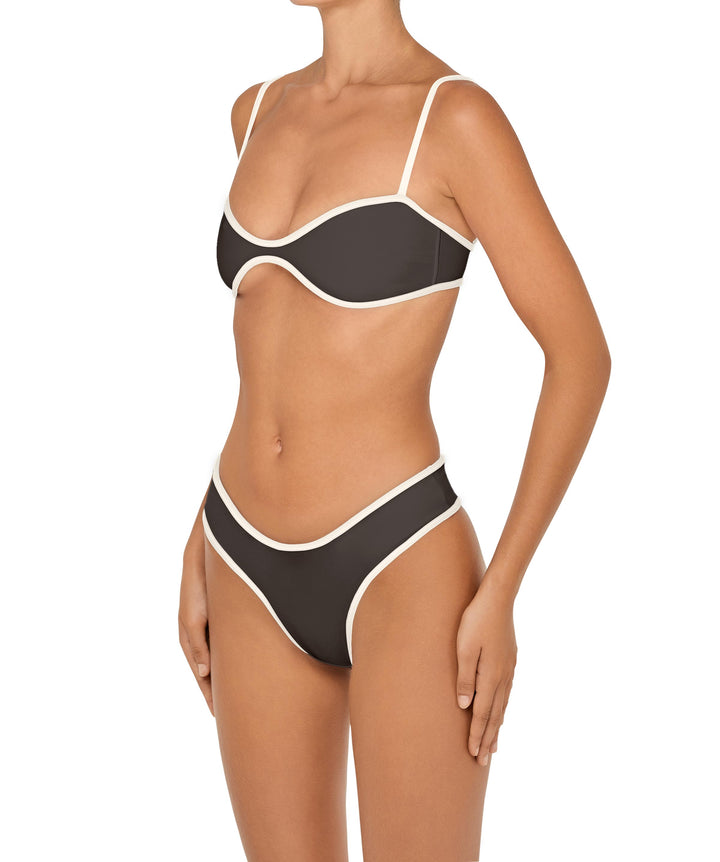 BSWS-T157 Binded Bralette Pull On Bikini Top