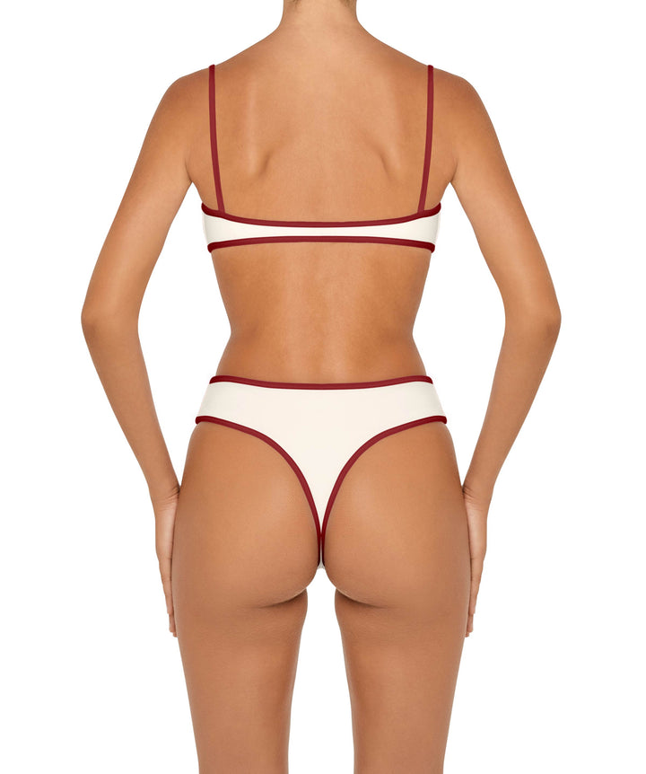 BSWS-T157 Binded Bralette Pull On Bikini Top