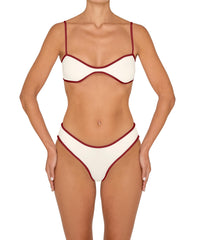 BSWS-T157 Binded Bralette Pull On Bikini Top