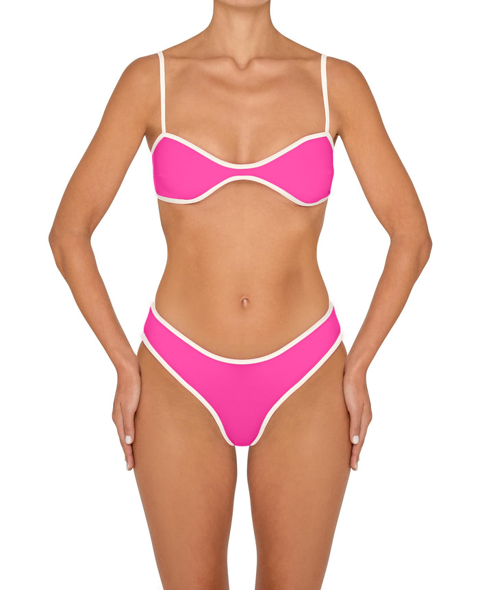 BSWS-T157 Binded Bralette Pull On Bikini Top
